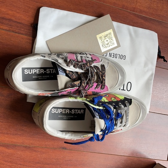 Golden Goose Super-Star Low Top Sneaker size 8 - Picture 5 of 10